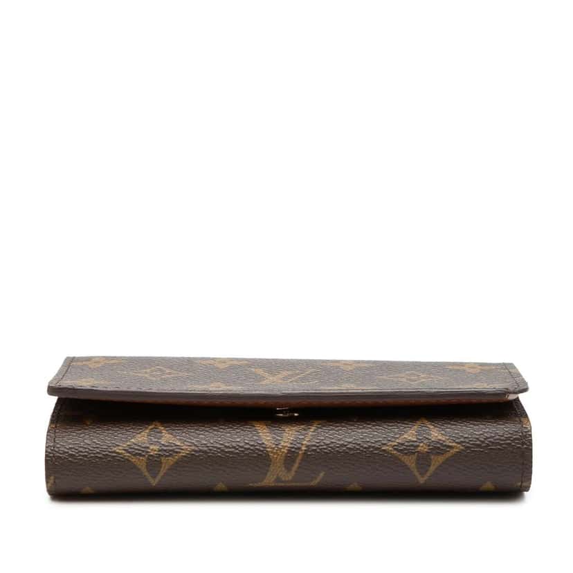 Louis Vuitton Monogram Porte Monnaie Billets Tresor Wallet Brown Very good condition - Inside View
