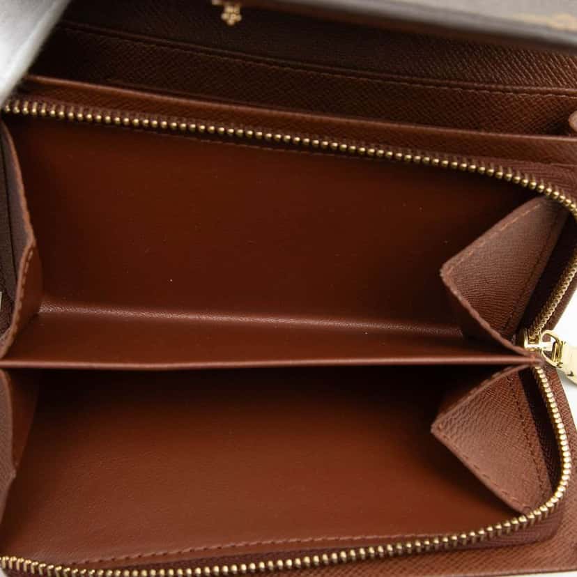 Louis Vuitton Monogram Porte Monnaie Billets Tresor Wallet Brown Very good condition - Model View