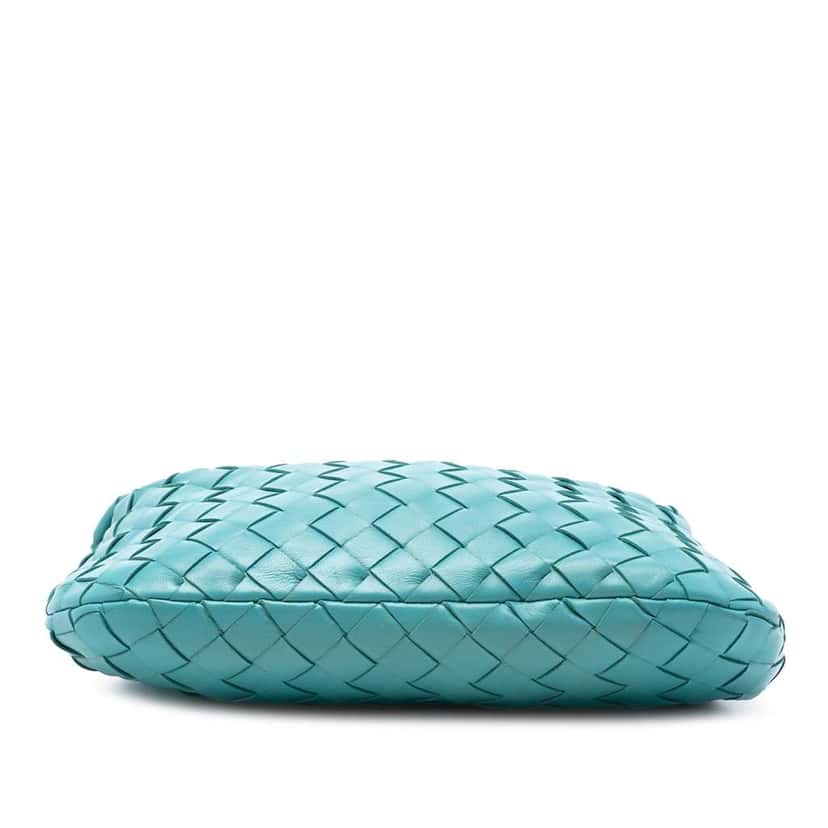 Bottega Veneta Mini Nappa Intrecciato Jodie Blue Leather Very good condition - Inside View