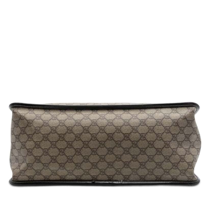 Gucci GG Supreme Satchel Beige Canvas Very good condition - Inside View