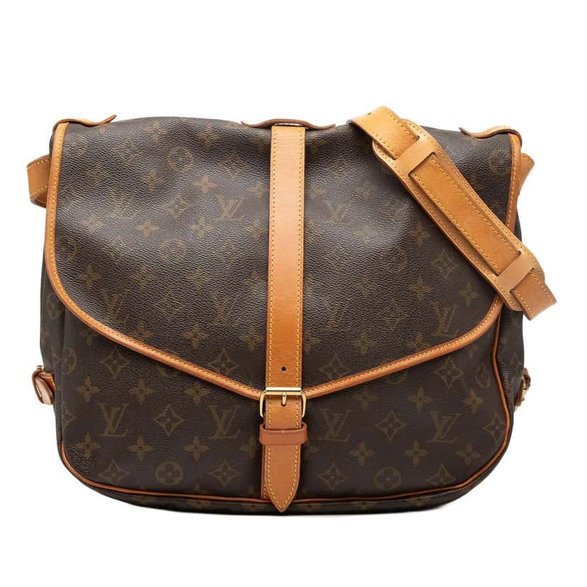 Louis Vuitton Monogram Saumur 30 Brown Very good condition - Front View