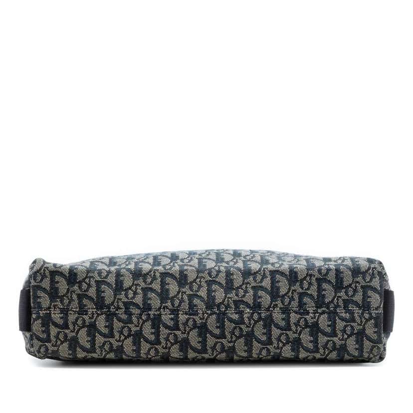 Dior Diorissimo Trotter Canvas Crossbody Blue Canvas Very good condition - Inside View