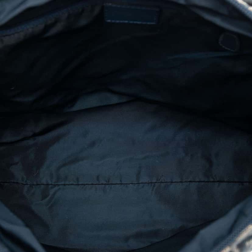 Dior Diorissimo Trotter Canvas Crossbody Blue Canvas Very good condition - Model View