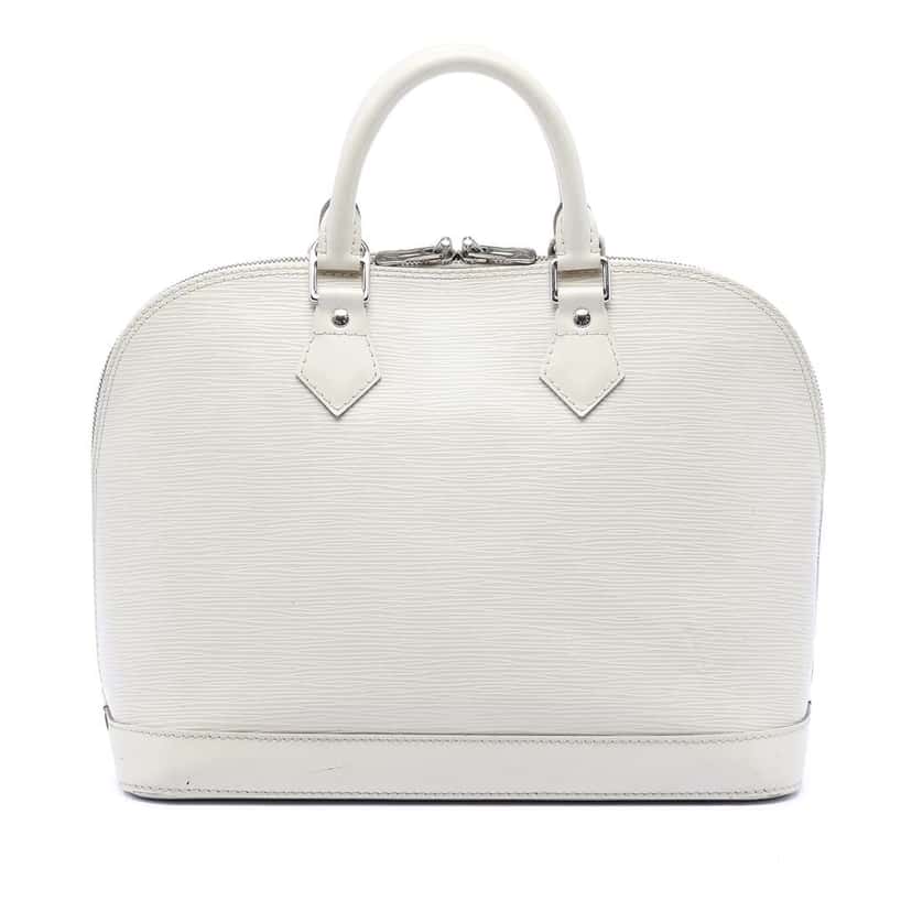 Louis Vuitton Epi Alma PM White Leather Very good condition - Front View