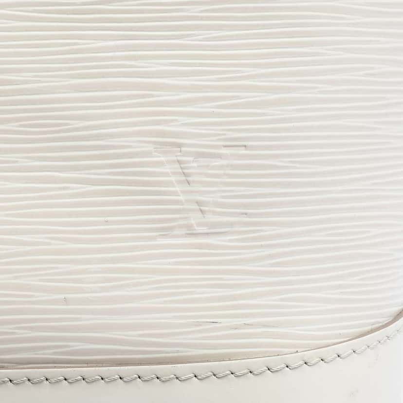 Louis Vuitton Epi Alma PM White Leather Very good condition - Box View