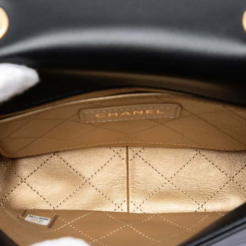 Chanel Lambskin Lucky Charms Flap Crossbody Black Leather Very good condition - Model View