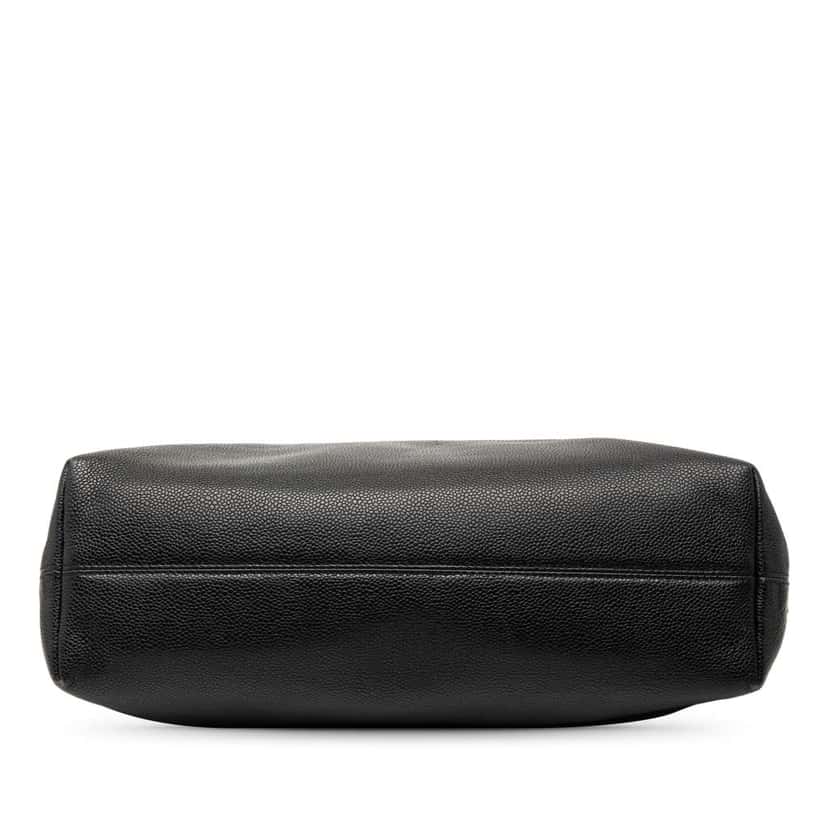 Chanel CC Caviar Tote Black Leather Very good condition - Inside View