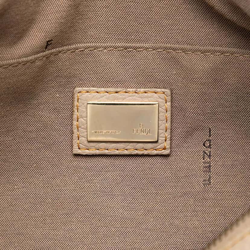 Fendi Zucchino Canvas Tote Beige Canvas Very good condition - Box View