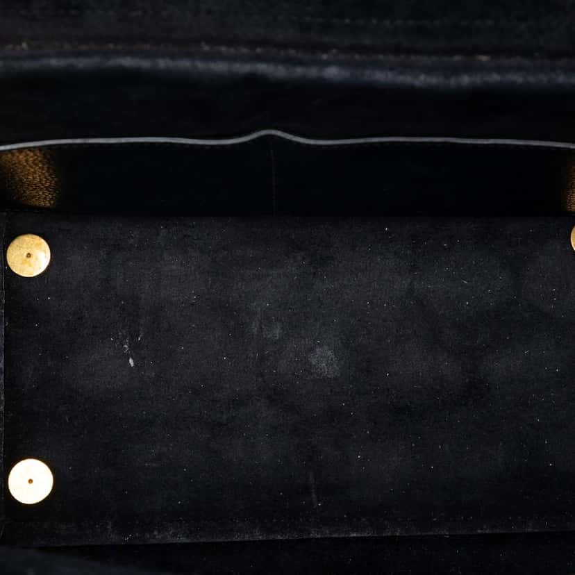 Celine Mini Grained Calfskin Belt Bag Black Leather Very good condition - Model View