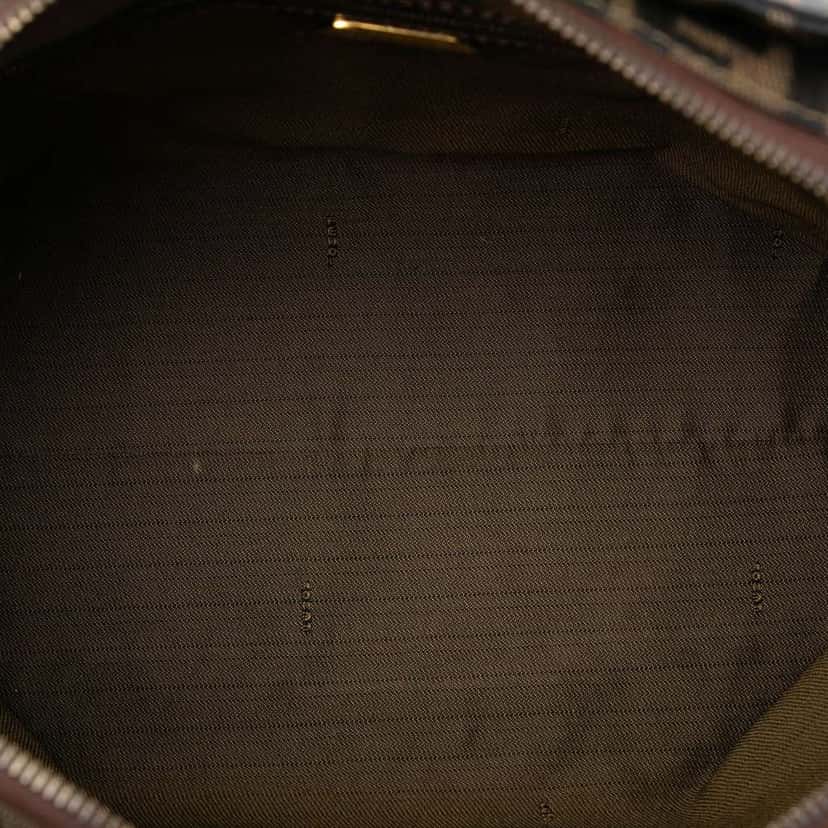 Fendi Zucca Canvas Satchel Brown Canvas Very good condition - Model View