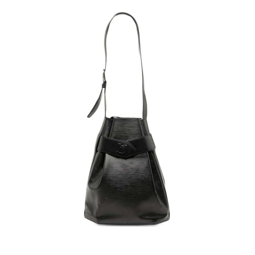 Louis Vuitton Epi Sac D Epaule PM Black Leather Very good condition - Front View