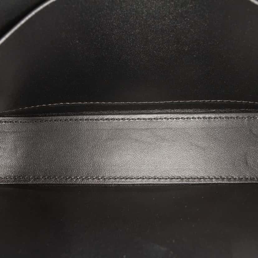 Celine Shiny Calfskin Claude Shoulder Bag Black Leather Very good condition - Model View