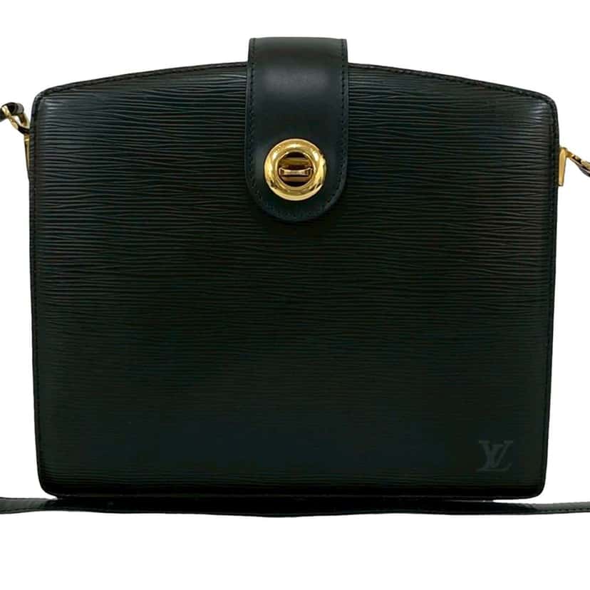Louis Vuitton Epi Capucines Black Leather Very good condition - Front View