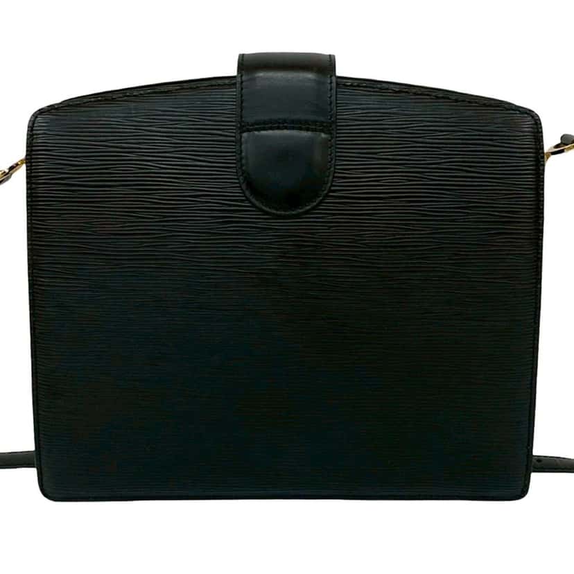 Louis Vuitton Epi Capucines Black Leather Very good condition - Back View
