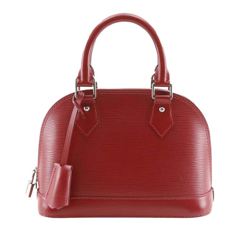 Louis Vuitton Epi Alma BB Red Leather Very good condition - Front View