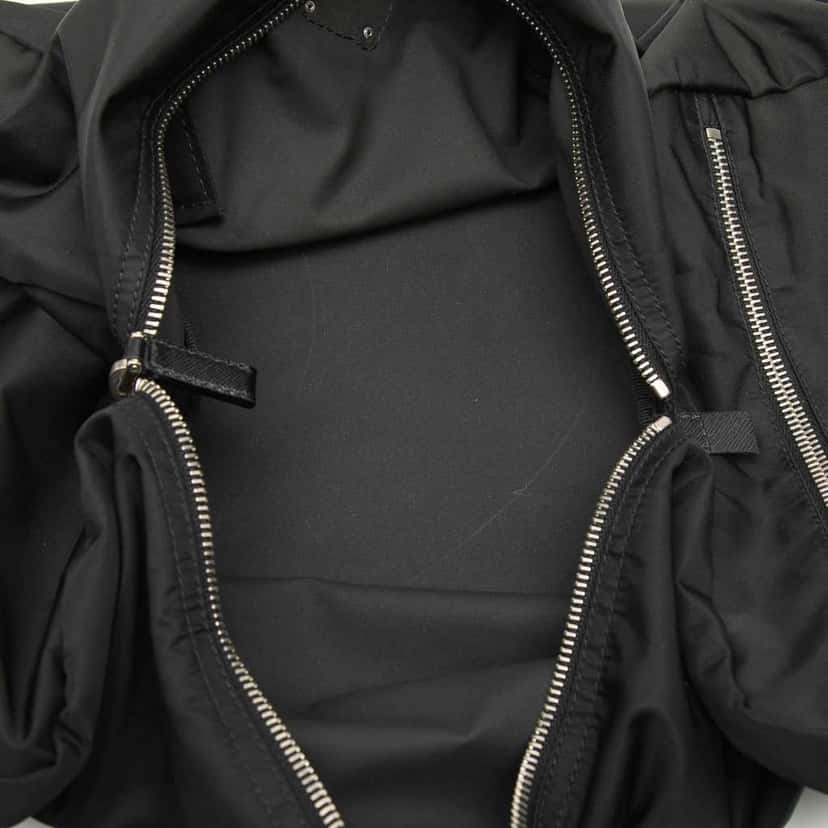 Prada Tessuto Boston Bag Black Very good condition - Model View