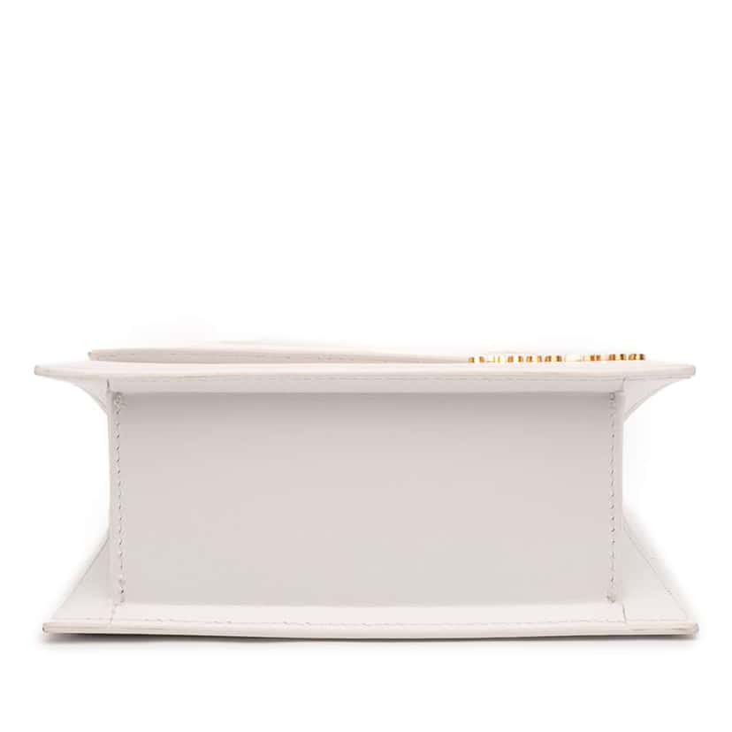 Jacquemus Leather Le Chiquito Noeud White Leather Very good condition - Inside View