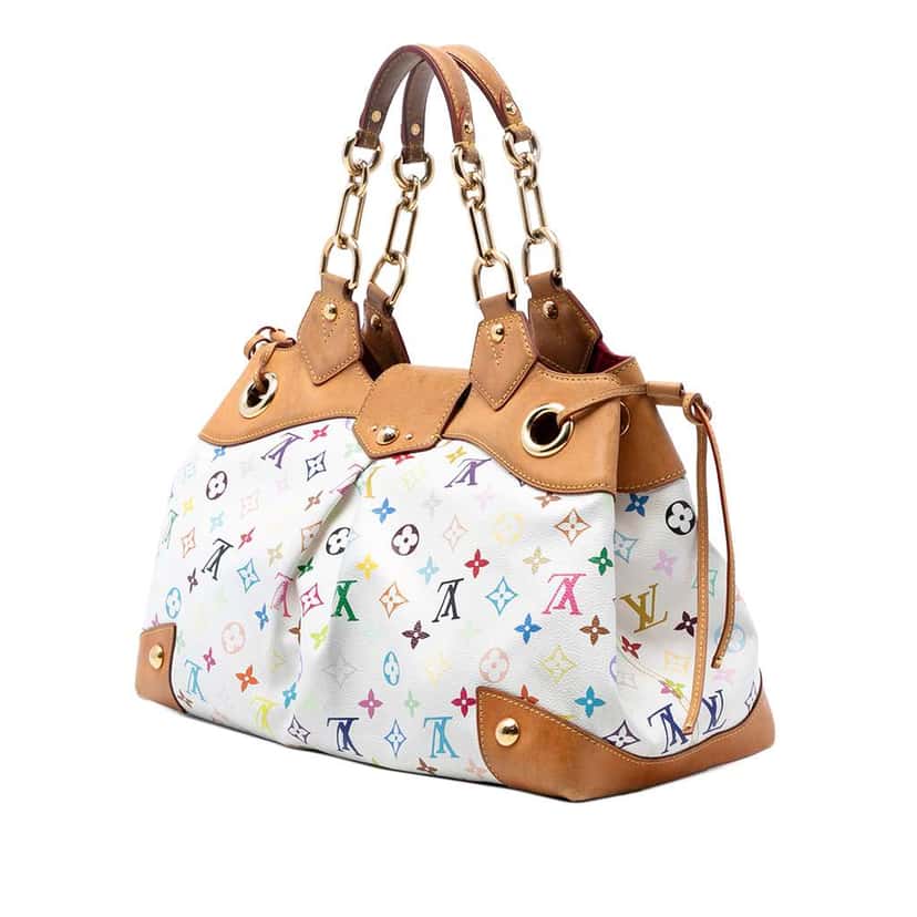 Louis Vuitton Monogram Multicolore Ursula White Good condition - Back View
