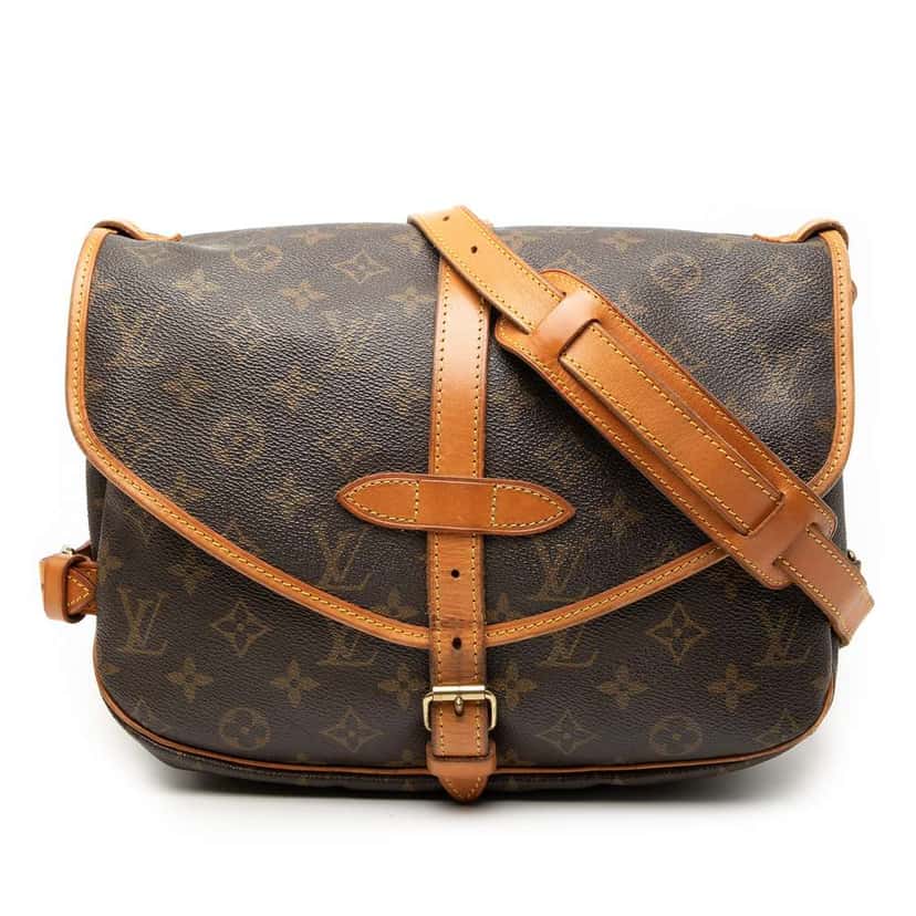 Louis Vuitton Monogram Saumur 30 Brown Very good condition - Front View
