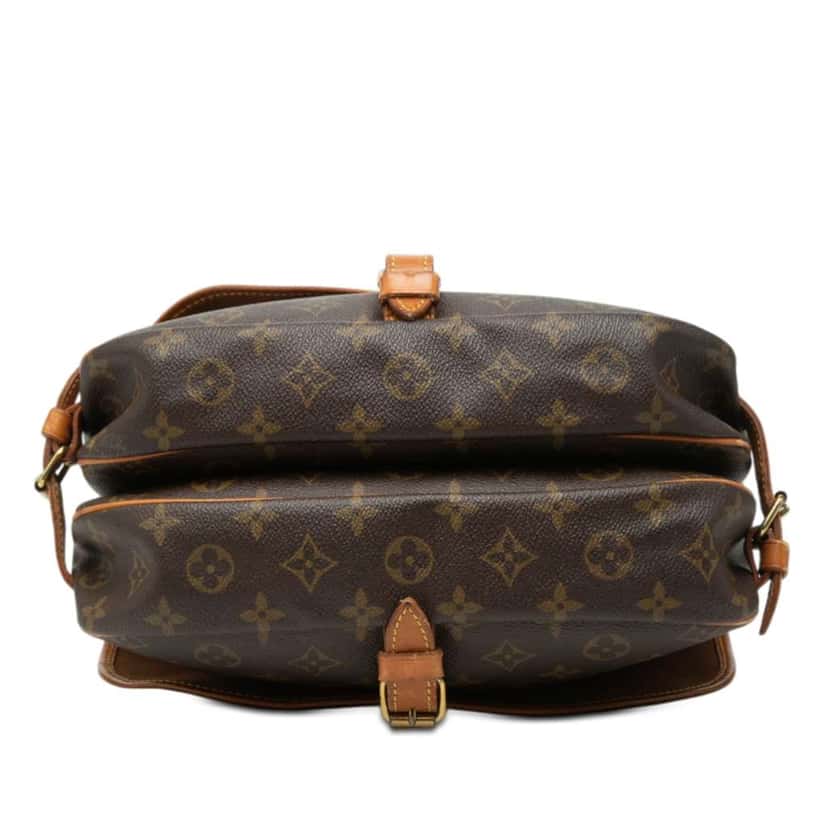Louis Vuitton Monogram Saumur 25 Brown Good condition - Inside View