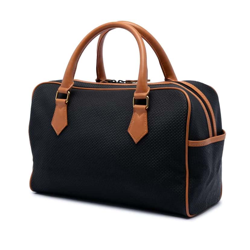 Saint Laurent PVC Boston Bag Black Very good condition - Back View