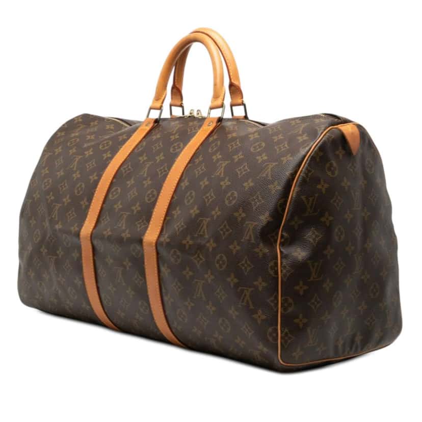Louis Vuitton Monogram Keepall 55 Brown Very good condition - Back View