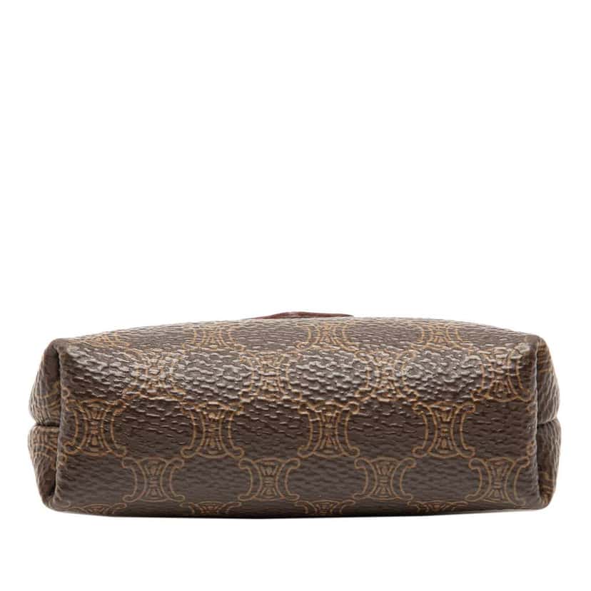 Celine Macadam Coated Canvas Coin Pouch Brown Canvas Very good condition - Inside View