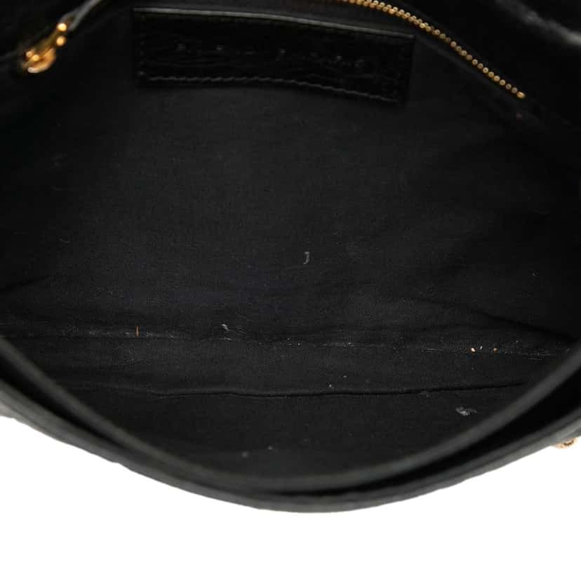 Balenciaga Lambskin Motocross Giant 12 Envelope Clutch Black Leather Very good condition - Model View