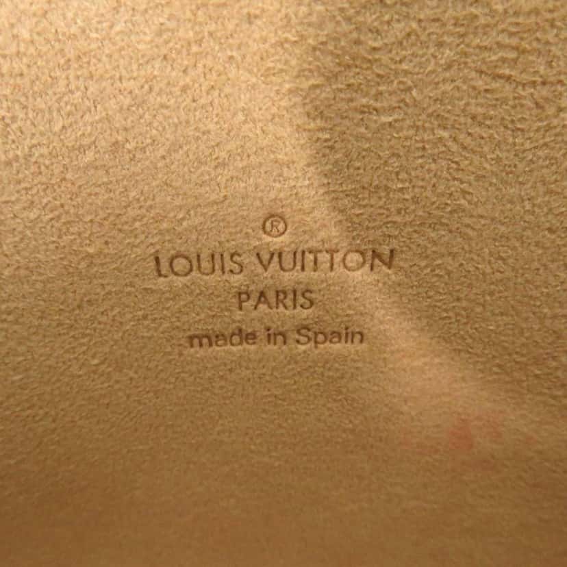 Louis Vuitton Monogram Pochette Twin PM Brown Very good condition - Model View