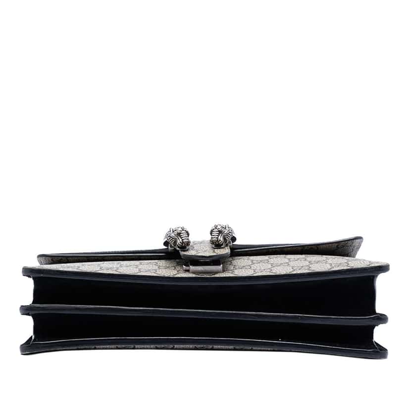 Gucci Medium GG Supreme Dionysus Shoulder Bag Beige Canvas Very good condition - Inside View