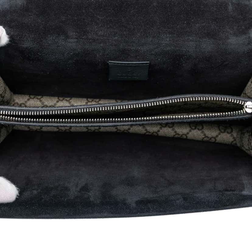 Gucci Medium GG Supreme Dionysus Shoulder Bag Beige Canvas Very good condition - Model View