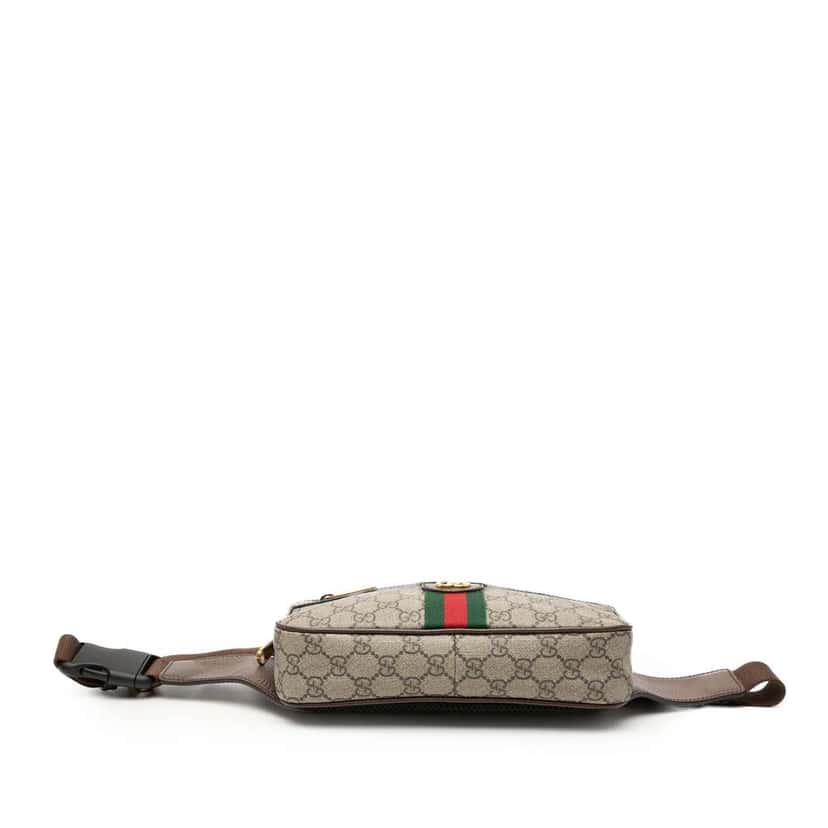 Gucci GG Supreme Web Ophidia Belt Bag Beige Canvas Very good condition - Inside View