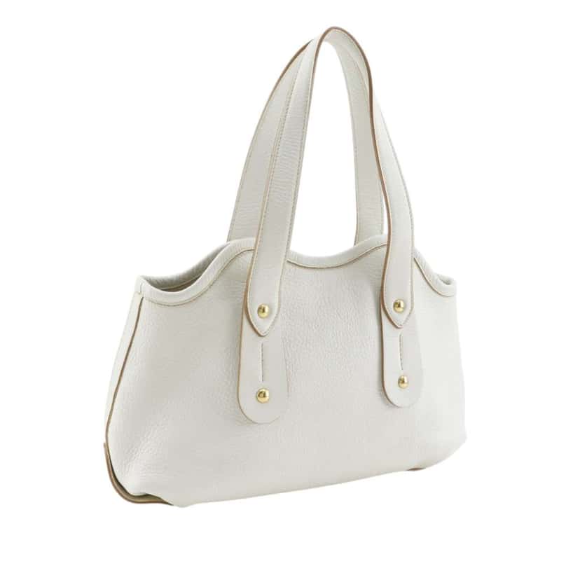 Salvatore Ferragamo Leather Tote White Leather Very good condition - Inside View