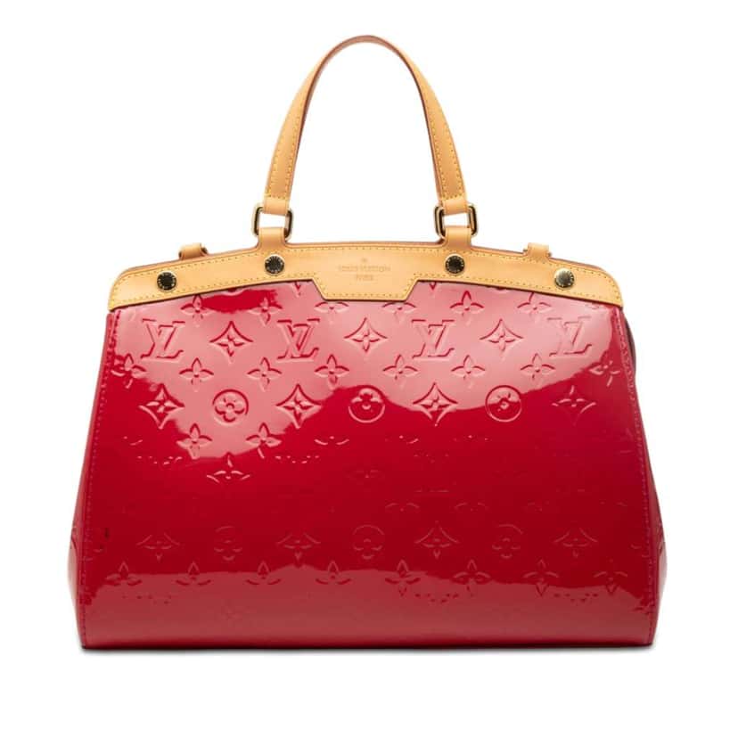 Louis Vuitton Monogram Vernis Brea MM Red Leather Very good condition - Front View