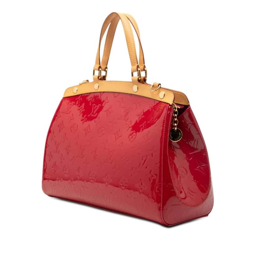 Louis Vuitton Monogram Vernis Brea MM Red Leather Very good condition - Back View