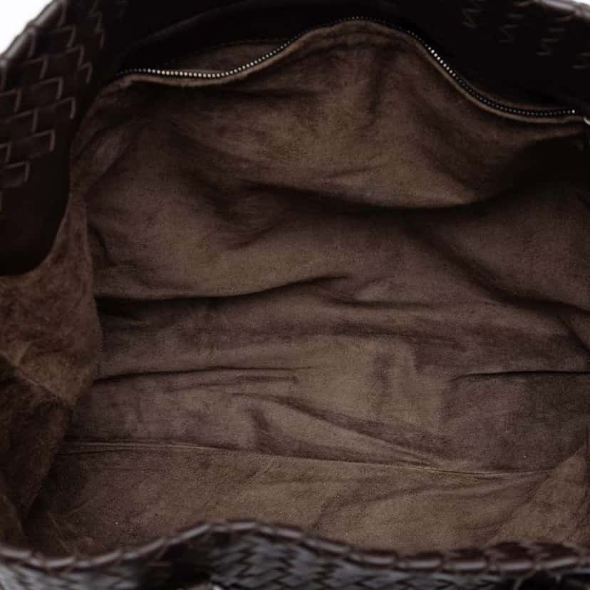 Bottega Veneta Nappa Intrecciato Belt Strap Tote Brown Leather Very good condition - Model View