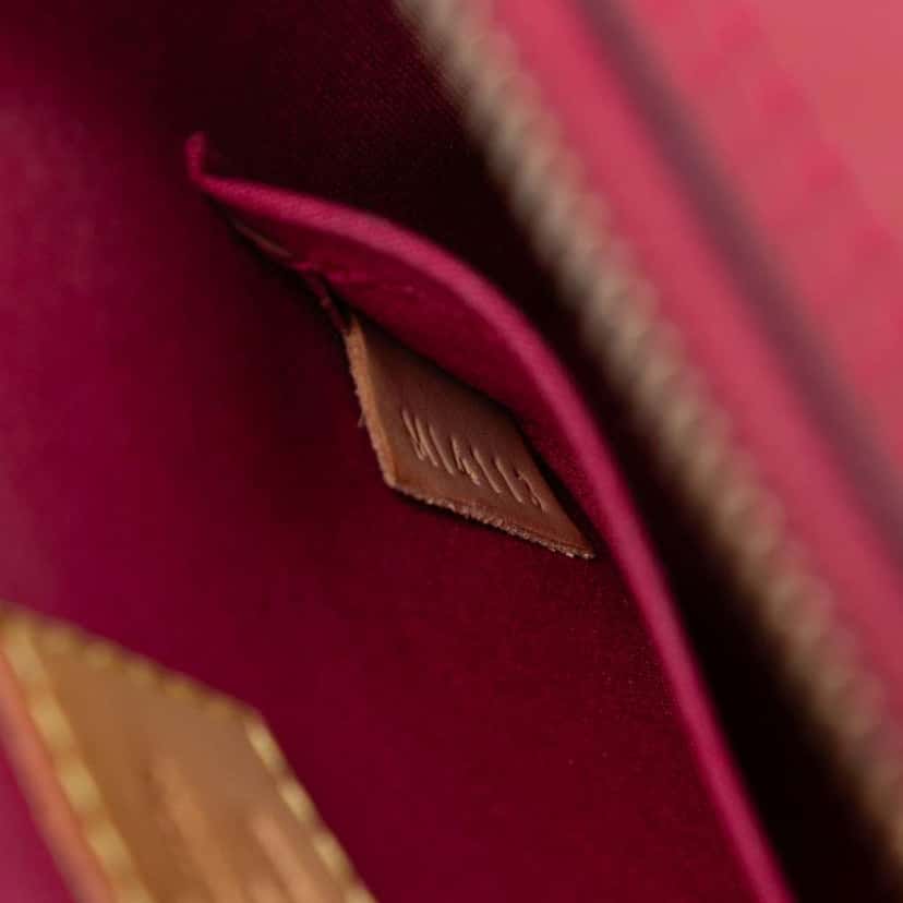 Louis Vuitton Monogram Vernis Alma BB Red Leather Very good condition - Box View