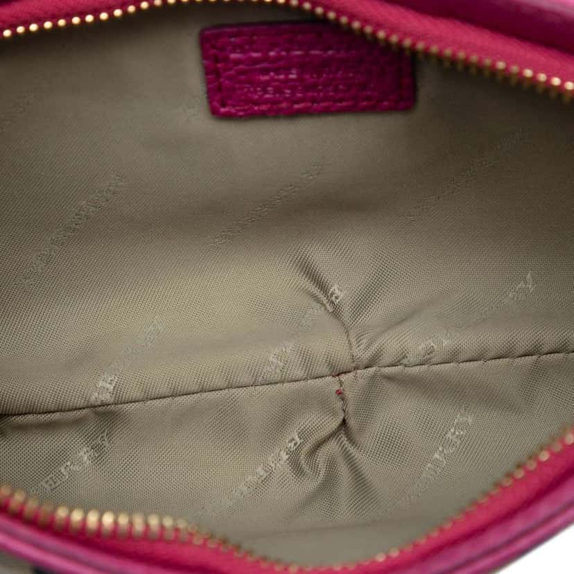 Burberry Haymarket Check Coated Canvas Clara Pochette Beige Canvas Very good condition - Model View