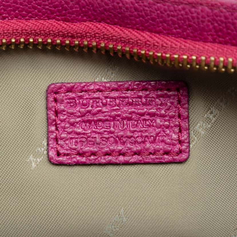 Burberry Haymarket Check Coated Canvas Clara Pochette Beige Canvas Very good condition - Box View