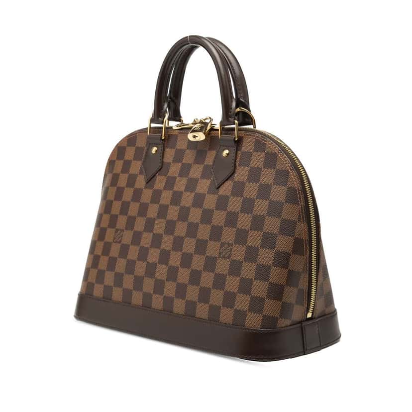 Louis Vuitton Damier Ebene Alma PM Brown Very good condition - Back View