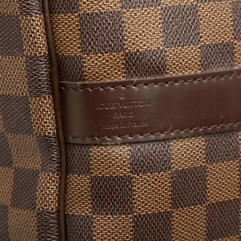 Louis Vuitton Damier Ebene Keepall Bandouliere 55 Brown Very good condition - Box View