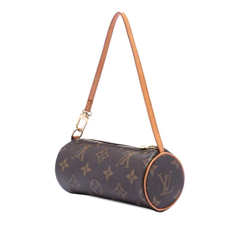 Louis Vuitton Monogram Papillon Pochette Brown Very good condition - Back View