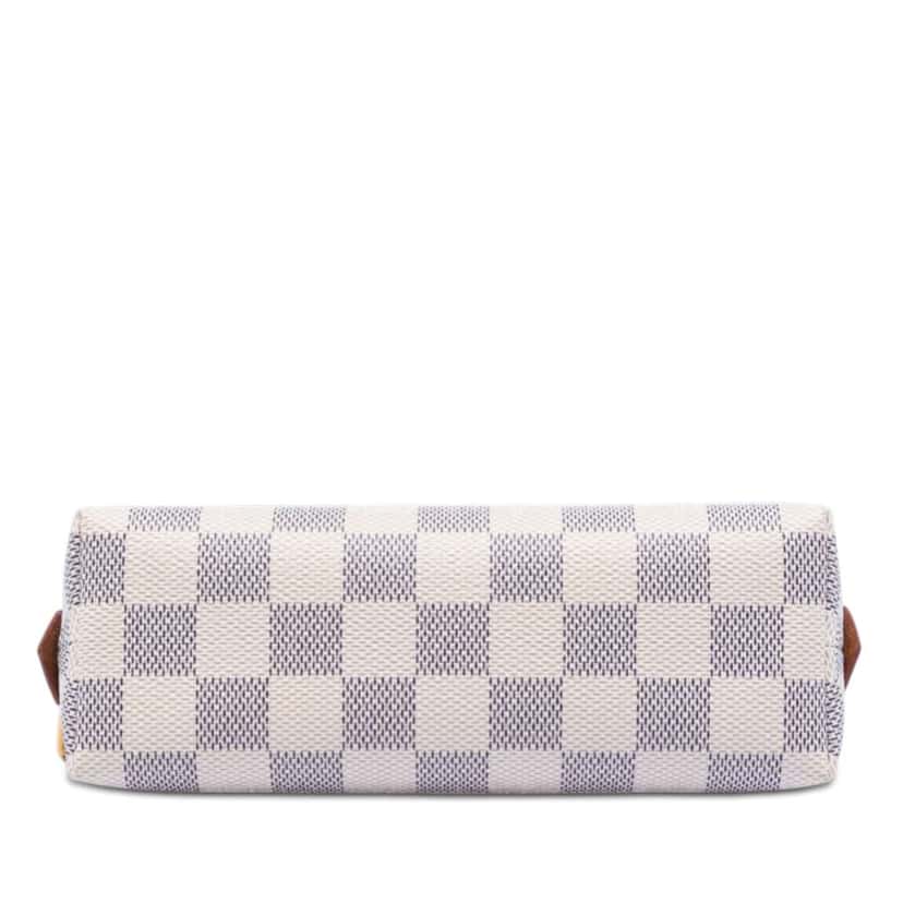 Louis Vuitton Damier Azur Cosmetic Pouch White Very good condition - Inside View