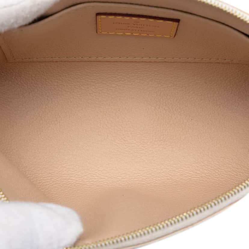 Louis Vuitton Damier Azur Cosmetic Pouch White Very good condition - Model View