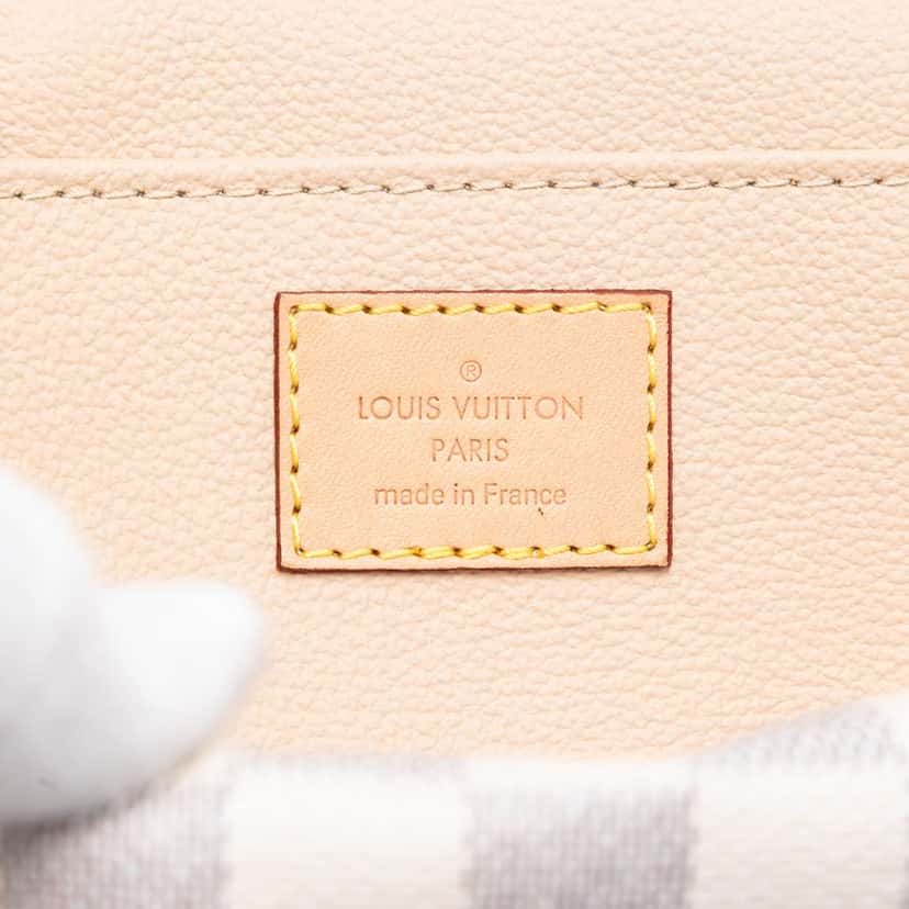 Louis Vuitton Damier Azur Cosmetic Pouch White Very good condition - Box View