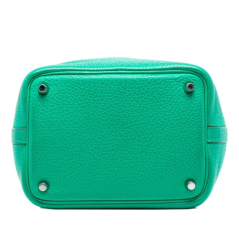 Hermès Clemence Picotin Lock 18 Green Leather Very good condition - Inside View