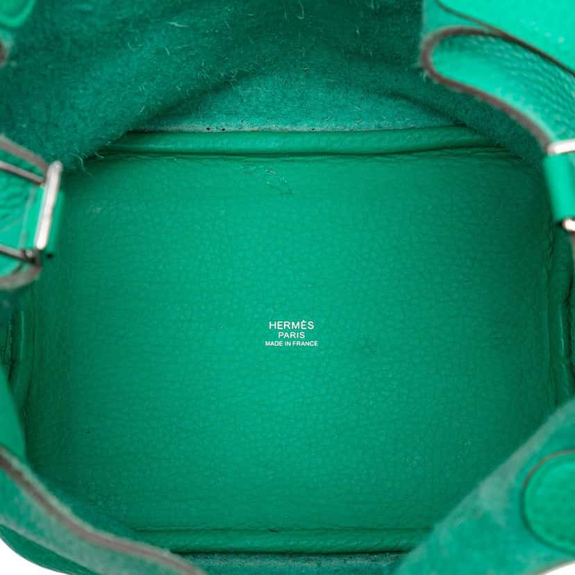 Hermès Clemence Picotin Lock 18 Green Leather Very good condition - Model View
