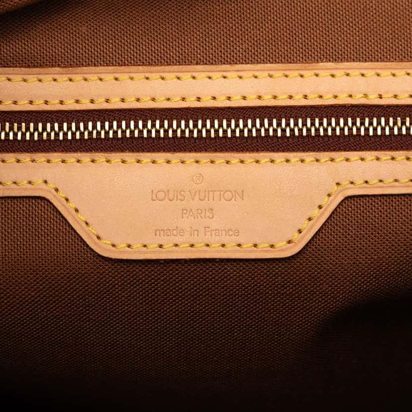 Louis Vuitton Monogram Cabas Mezzo Brown Very good condition - Box View