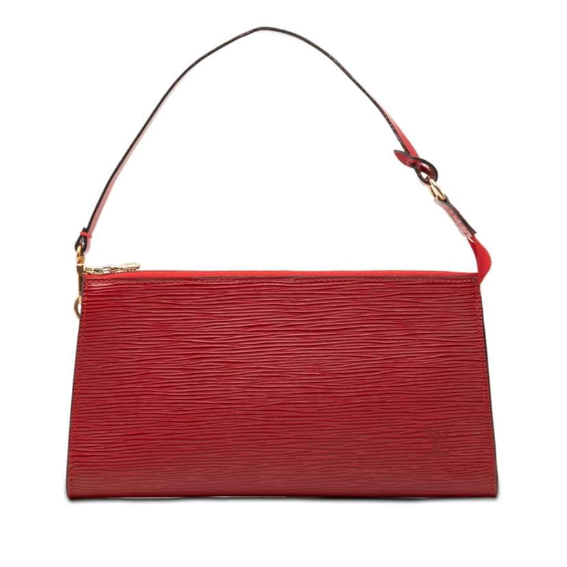 Louis Vuitton Epi Pochette Accessoires Red Leather Very good condition - Front View