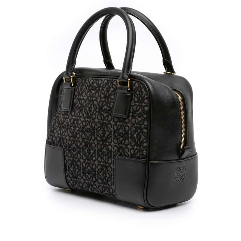 Loewe Studio Ghibli Spirited Away No Face Canvas and Leather Amazona 19 Black Canvas Very good condition - Back View